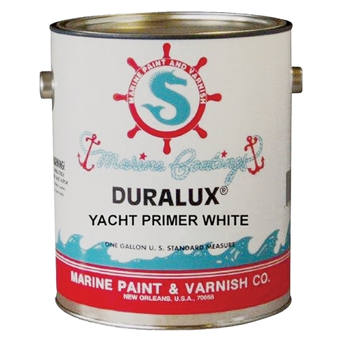 Marine Primer, Flat, Yacht White, 1 gal - pack of 4