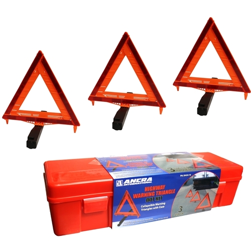 ANCRA 50434-10 Reflective Triangle Warning Kit