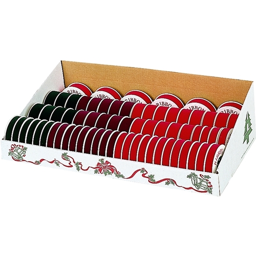 HOLIDAY TRIMS INC. 7412 Ribbon Velvet Assortment, Red