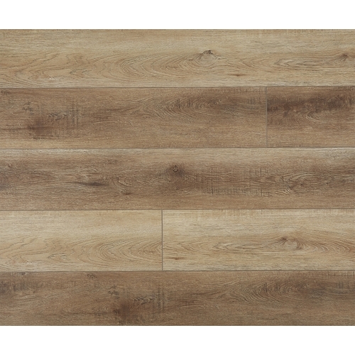 Luxury Plank with Pad, 48 in L, 7 in W, Beveled Edge, Wood Look Pattern, Vinyl - pack of 10