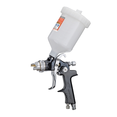 Ingersoll-Rand 210G Spray Gun, 0.05 in Nozzle, Gravity Feed Throttle, 11 cfm Air, 60 psi Air
