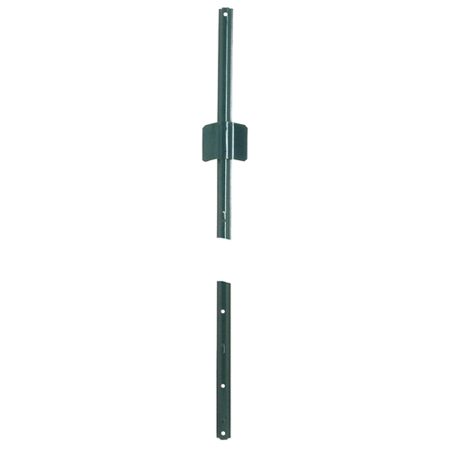 U-Post, 4 ft H, Steel, Green, Plain - pack of 10