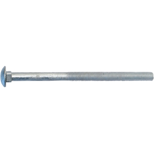 MIDWEST FASTENER 53645 Carriage Bolt, 5/8-11 Thread, 10 in OAL, Galvanized - pack of 15