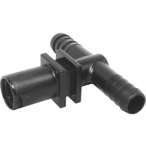 Y8231011 Dry Boom Nozzle Body Tee, 3/4 in, Quick x Hose Barb, 7 psi Pressure, EPDM Rubber - pack of 2
