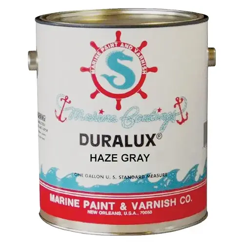 Duralux M731-1-XCP4 Marine Enamel, High-Gloss, Haze Gray, 1 gal Can - pack of 4