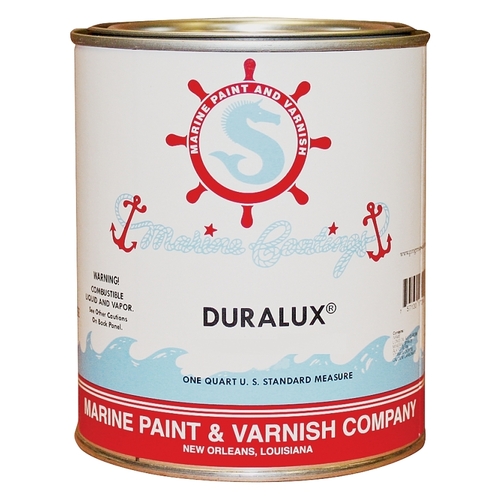 Duralux M720-4-XCP4 Marine Enamel, Gloss, White, 1 qt Can - pack of 4