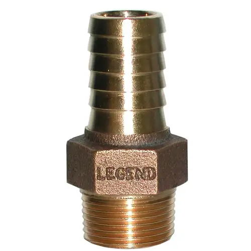 Adapter, 1-1/2 in, Insert x MNPT, Bronze