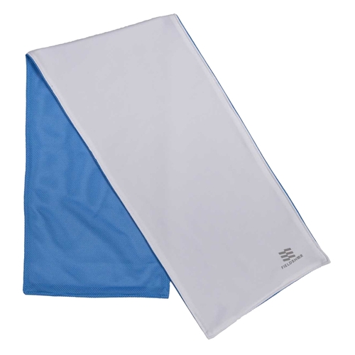 Mobile Cooling Series Hydrologic Towel, 31 in L, 7.8 in W, Polyester/Spandex, Light Blue