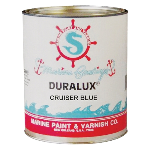 Duralux M737-4-XCP4 Marine Enamel, High-Gloss, Cruiser Blue, 1 qt Can - pack of 4