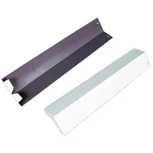 Siding Corner, 12 in L, 3/8 in W, Aluminum, White, Vertical Mounting