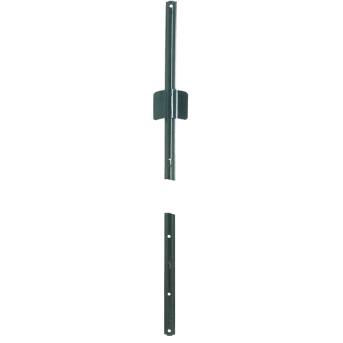 U-Post, 5 ft H, Steel, Green, Plain - pack of 10