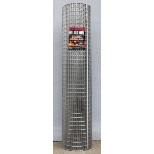 10 04 41 14 Welded Wire Fence, 100 ft L, 72 in H, 1 x 2 in Mesh, 14 Gauge, Galvanized