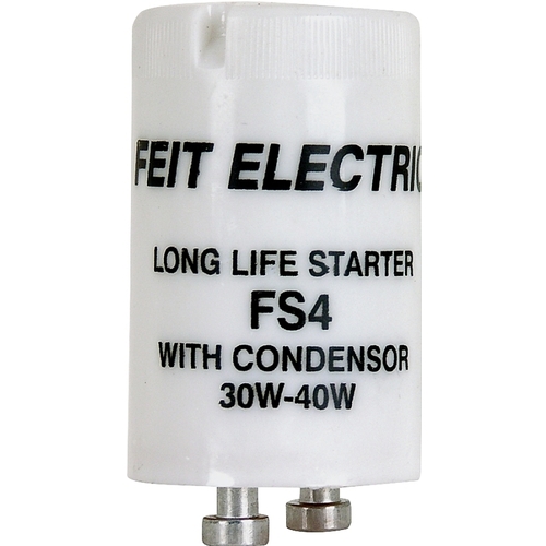 Fluorescent Starter with Condenser, 30 to 40 W