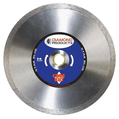 Diamond 68467 Dry Tile Blade, 9 in L, 1 in W Star Blue