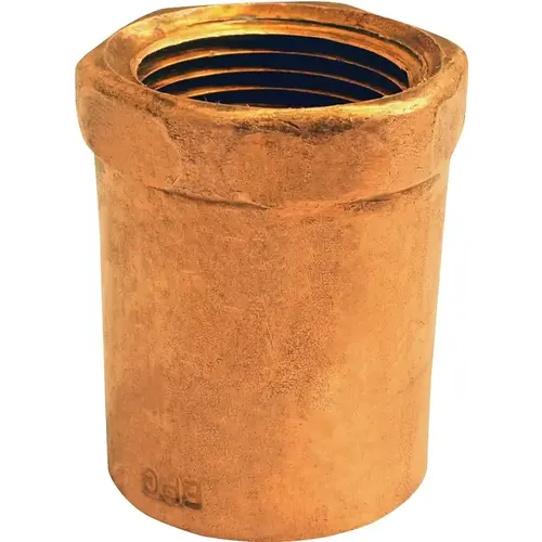 103 Series Pipe Adapter, 3/4 in, Sweat x FNPT, Copper