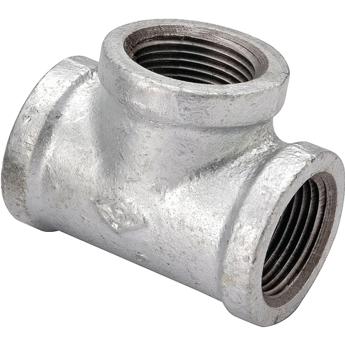 Pipe Tee, 1/4 in, FIPT, Malleable Steel, SCH 40 Schedule, 300 psi Pressure