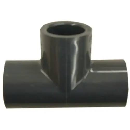 801012BC Pipe Tee, 1-1/4 in, Slip, PVC, SCH 80 Schedule