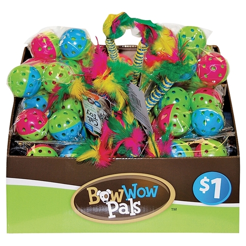 Bow Wow Pals 8855 Cat Toy, Plastic, Assorted