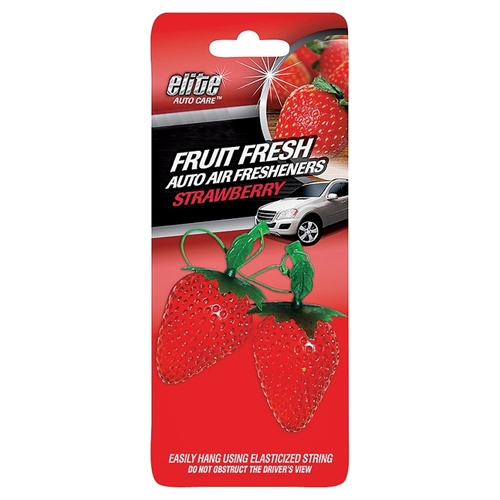 Auto Air Freshener, Strawberry - pack of 3