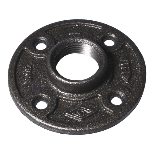 Floor Flange, 1-1/4 in, 4.2 in Dia Flange, FIP, 4-Bolt Hole, 0.28 inch (7 mm) Dia Bolt Hole