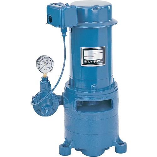 Jet Pump, 1-Phase, 19.2/9.6 A, 115/230 V, 1 hp, 1-1/4 in Suction, 1 in Discharge Connection, 12.1 gpm