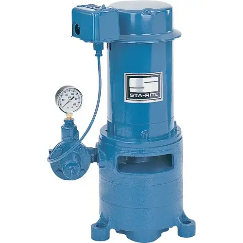 STA-RITE MSE Jet Pump, 1-Phase, 19.2/9.6 A, 115/230 V, 1 hp, 1-1/4 in Suction, 1 in Discharge Connection, 12.1 gpm