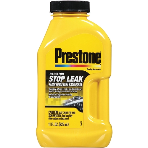 Radiator Stop Leak, 11 oz Bottle, Slurry, Slight Azole