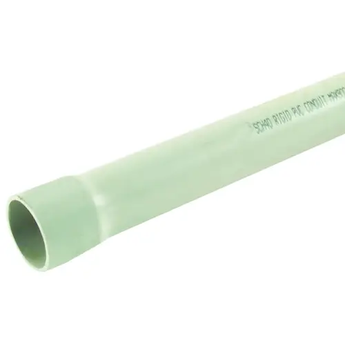 JM EAGLE 67504 Rigid Conduit, 2-1/2 in, 10 ft L, PVC