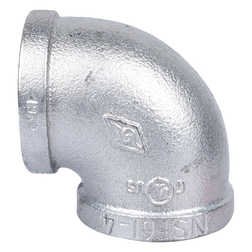 Pipe Elbow, 1-1/2 in, Threaded, 90 deg Angle