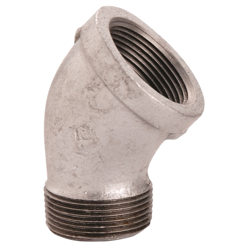 Street Pipe Elbow, 1-1/2 in, Threaded, 45 deg Angle, SCH 40 Schedule, 300 psi Pressure