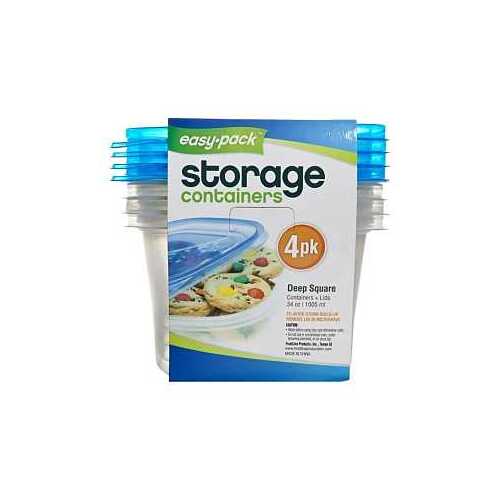 Storage Container, 34 oz Capacity