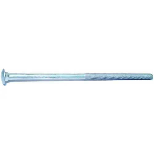 Carriage Bolt, 1/2-13 in Thread, NC Thread, 12 in OAL, 2 Grade - pack of 25