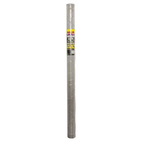 Jackson Wire 11051713 11 05 17 13 Hardware Cloth, 10 ft L, 48 in W, 23 Gauge, 1/4 x 1/4 in Mesh, Galvanized
