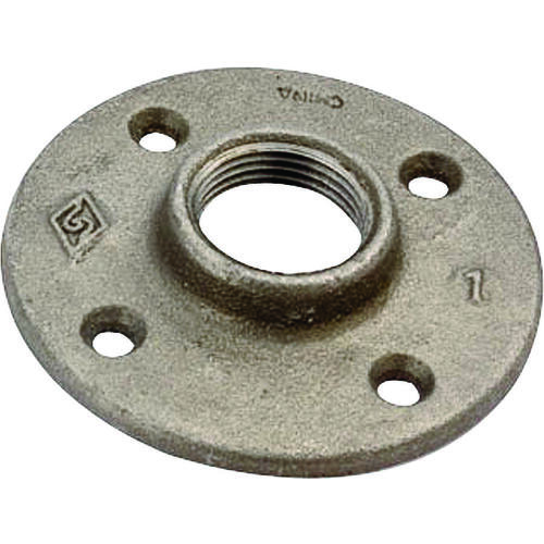 Floor Flange, 1 in, 3.8 in Dia Flange, FIP, 4-Bolt Hole, 0.28 inch (7 mm) Dia Bolt Hole