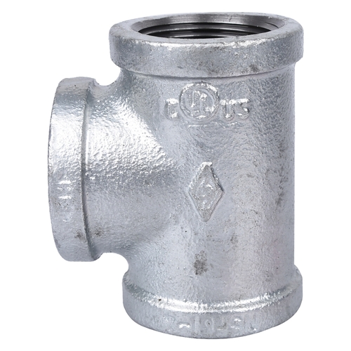 Pipe Tee, 1-1/4 in, FIPT, Malleable Steel, SCH 40 Schedule, 300 psi Pressure