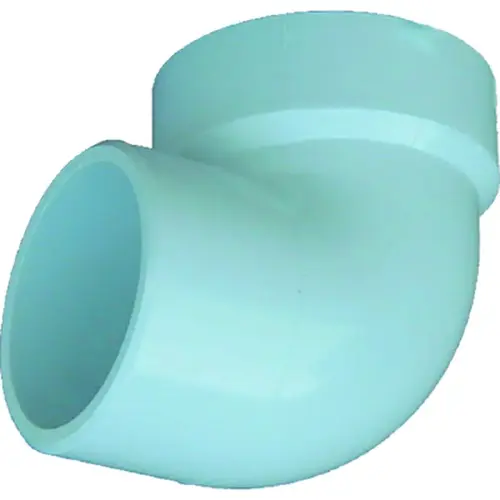 700 Series 72920 Street Pipe Elbow, 2 in, Hub x Spigot, 90 deg Angle, PVC, SCH 40 Schedule