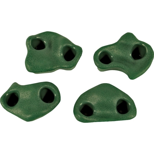 Climbing Rock Kit, Standard, Plastic, Green, For: 3/4 in Thick Lumber