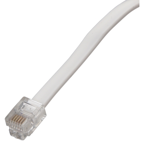 Zenith TL1012W Telephone Cord, White Sheath