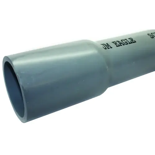 JM EAGLE 67553 Rigid Conduit, 2-1/2 in, 10 ft L, PVC