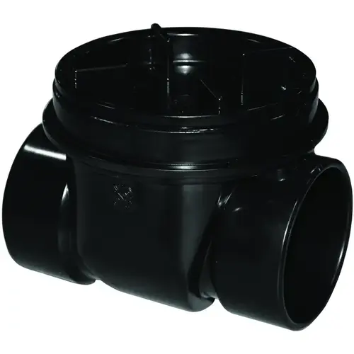 Backwater Valve, ABS Black