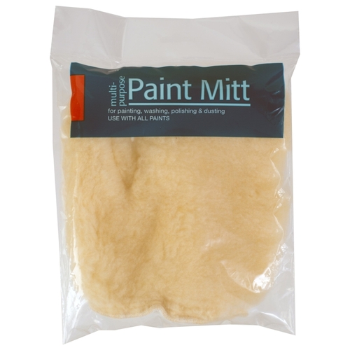 Paint Mitt, Synthetic, White