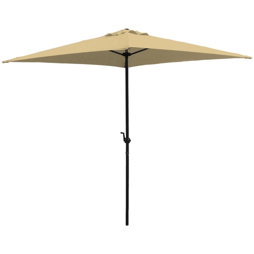 Seasonal Trends UMQ65BKOBD-04 Umbrella, 7.8 ft H, 6.5 ft W Canopy, 6.5 ft L Canopy, Square Canopy, Steel Frame