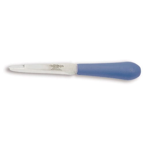 Oyster and Clam Knife, 420 Stainless Steel, Blue, Satin