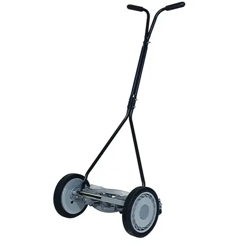 415-16 Reel Lawn Mower, 16 in W Cutting, 5-Blade, T-Shaped Handle