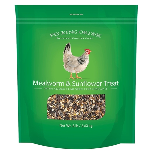 Mealworm/Sunflower Chicken Treat, 8 lb Bag