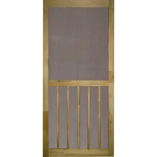 Kimberly Bay DST532 Kimberly Bay 32 In. W x 80 In. H x 1-1/8 In. Thick ACQ Treated Natural Finger Joint Pine Stiles & Rails 5-Bar Screen Door