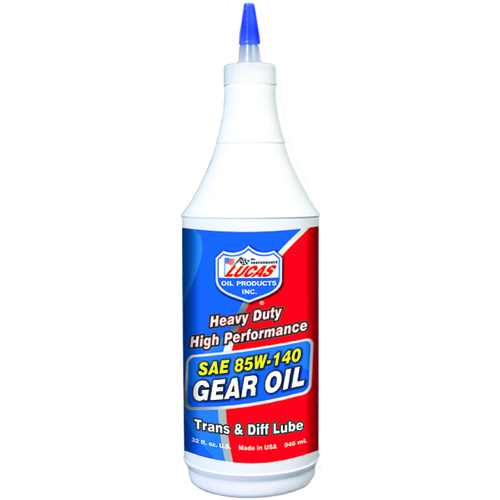 Gear Oil, 85W-140, 1 qt Bottle