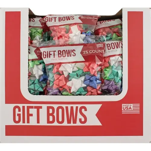 BOW BOX DISPLAY COUNTER 25CT - pack of 66