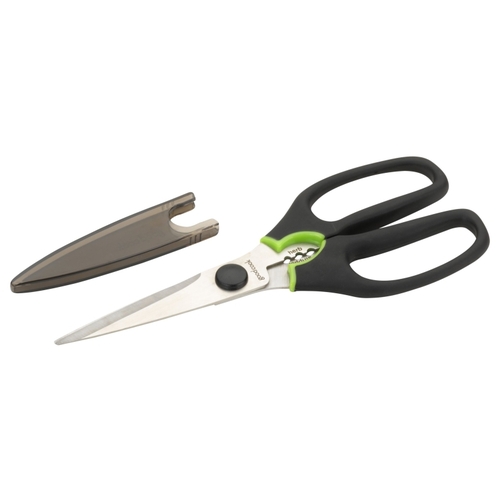 Good Cook 20446 Kitchen Shear with Herb Stripper, Stainless Steel Blade