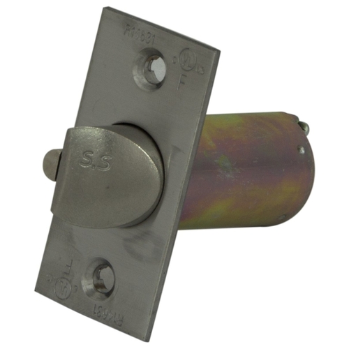 Mortise-In Door Latch, 13 in L, Metal/Stainless Steel